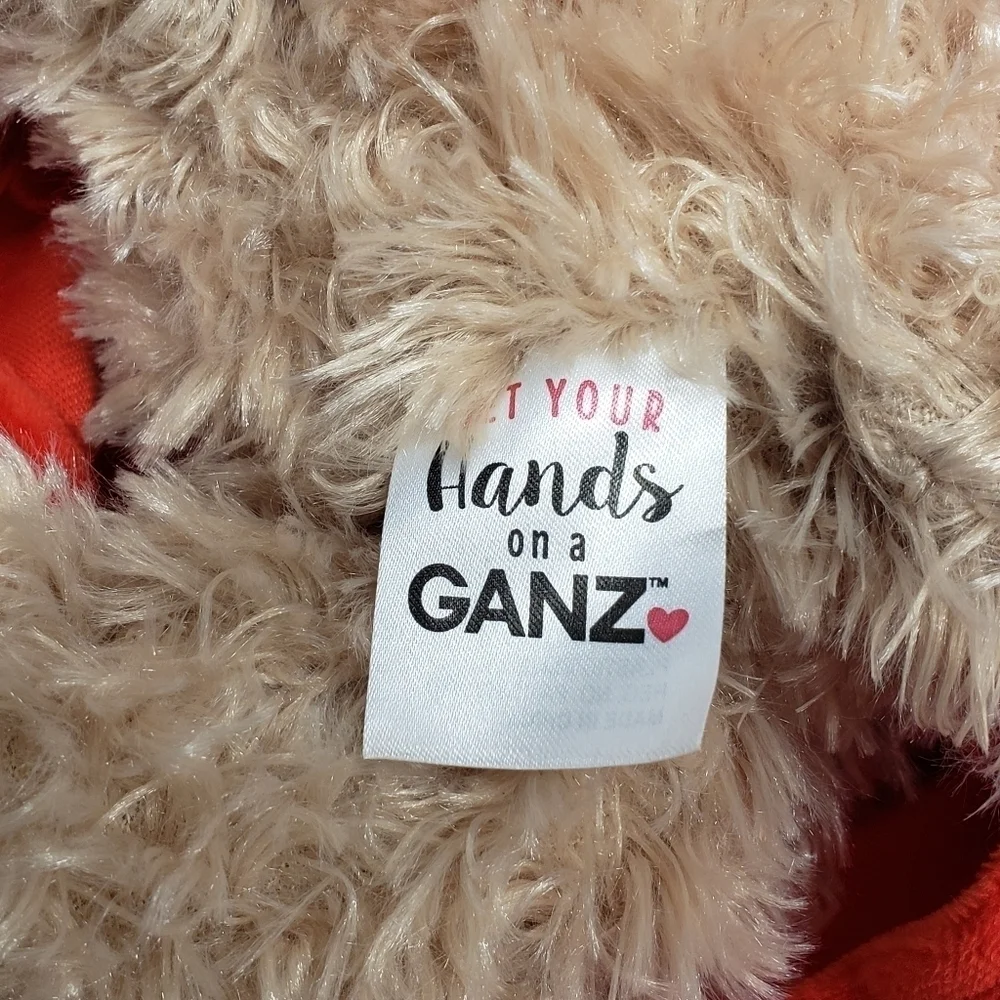 Get Your Hands on a Ganz 13" Ginger Teddy Bear Gingerbread Men Christmas Plush - Picture 4 of 6